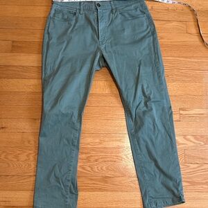 Green Uniqlo Chinos